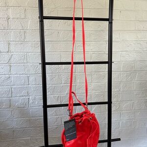 Marc By Marc Jacobs Vibrant Orange Italian Leather Mini Bag